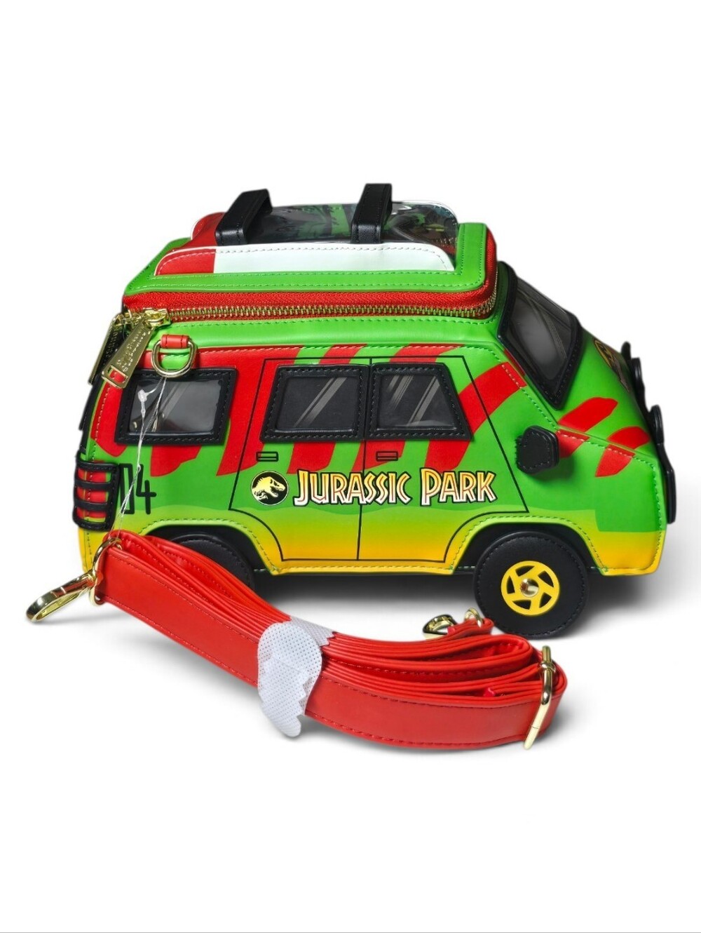 Loungefly Jurassic Park Safari Vehicle Light Up 707 Street Exclusive NWT - Picture 2 of 5